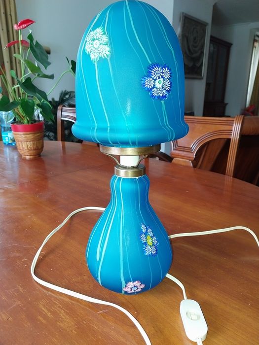 Candeeiro Fratelli Toso Millefiori Murano 1950 (colecionadores)