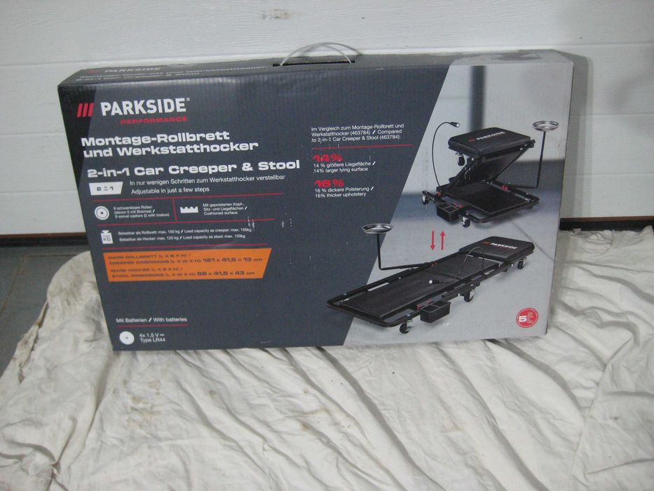 ЛЕЖАНКА - СТІЛЕЦЬ(трансформер) ДЛЯ СТО або гараж \німеччина\