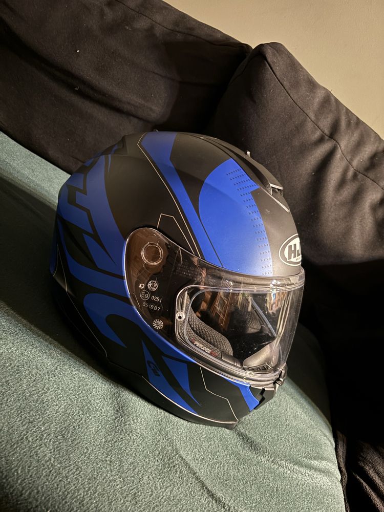 Kask Niebieski Hjc C70 z pinlockiem rozmiar L