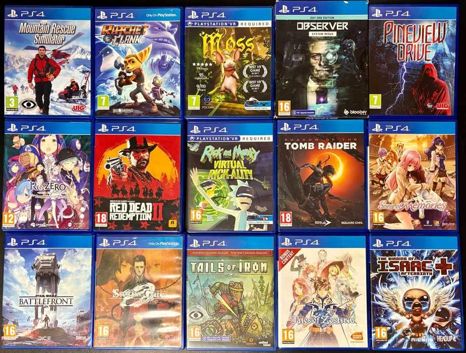 JOGOS PLAYSTATION 4 / PS4  USADOS | Portes Grátis | (venda à unidade)