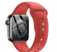 Bracelete Apple Watch 38/40/41 mm de silicone vermelho