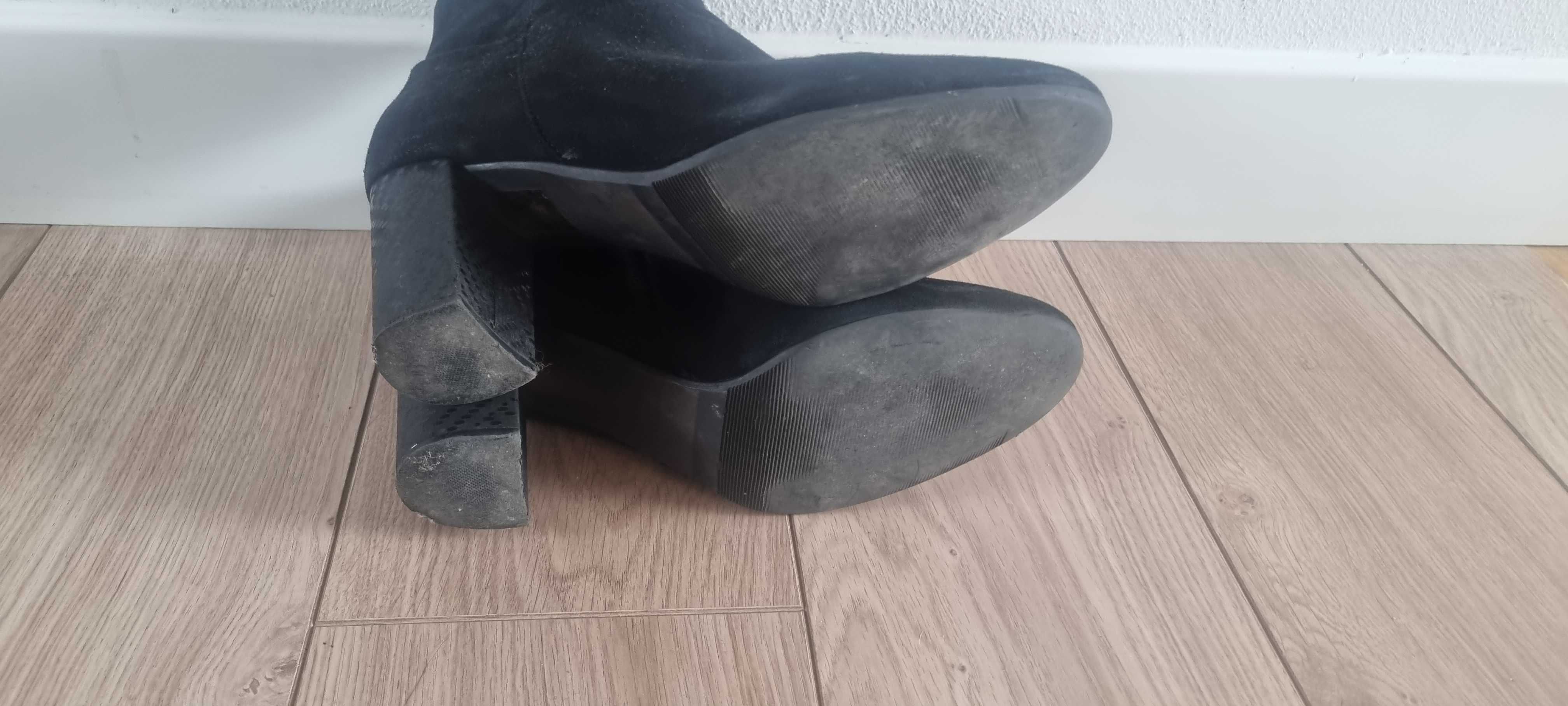 Botki damskie zamszowe Prima Moda r. 38