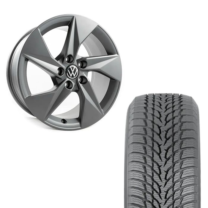 NOWE ORYGINALNE Felgi / Koła 17" - Volkswagen Arteon Golf Passat Bora