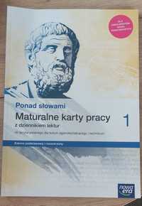 Ponad slowami 1 maturalne karty pracy