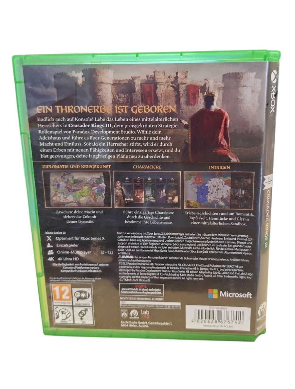 Gra Crusader Kings 3 Day One Edition Xbox Series X