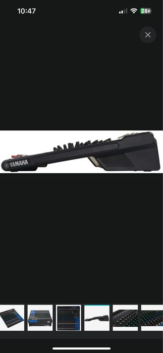 Mesa analogica 16 canais yamaha