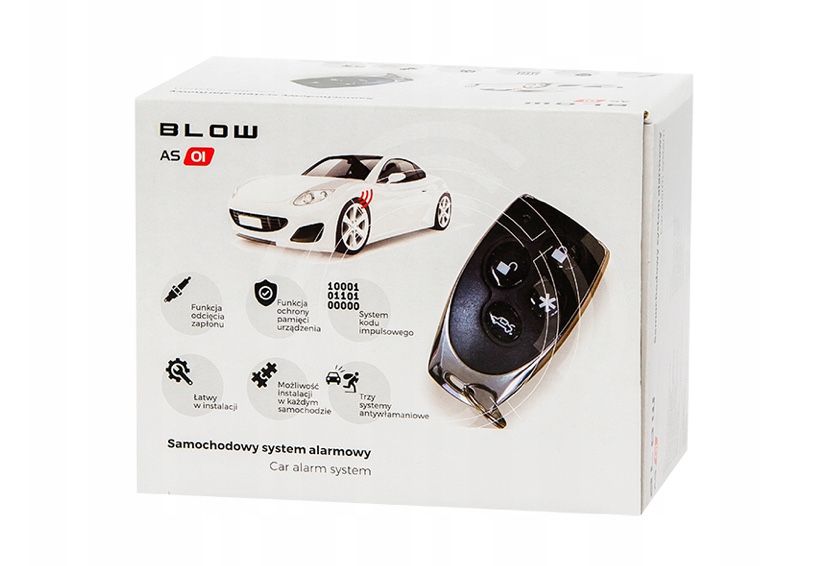 Автомобільна сигналізція Blow car system AS1