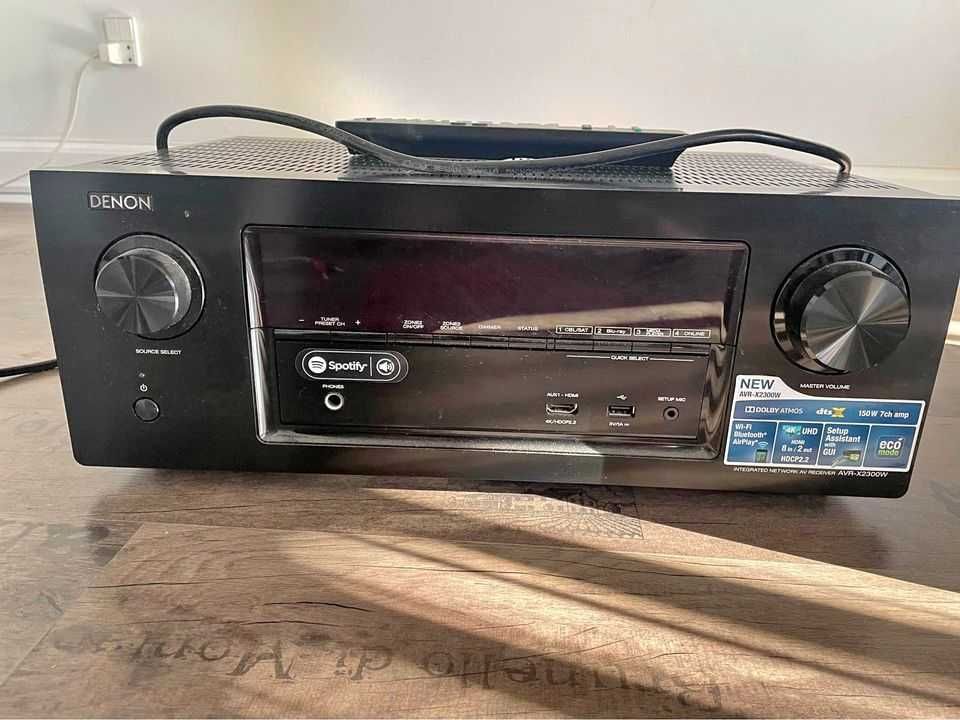 Cerwin vega zestaw głośników. amplituner denon avr-2300w