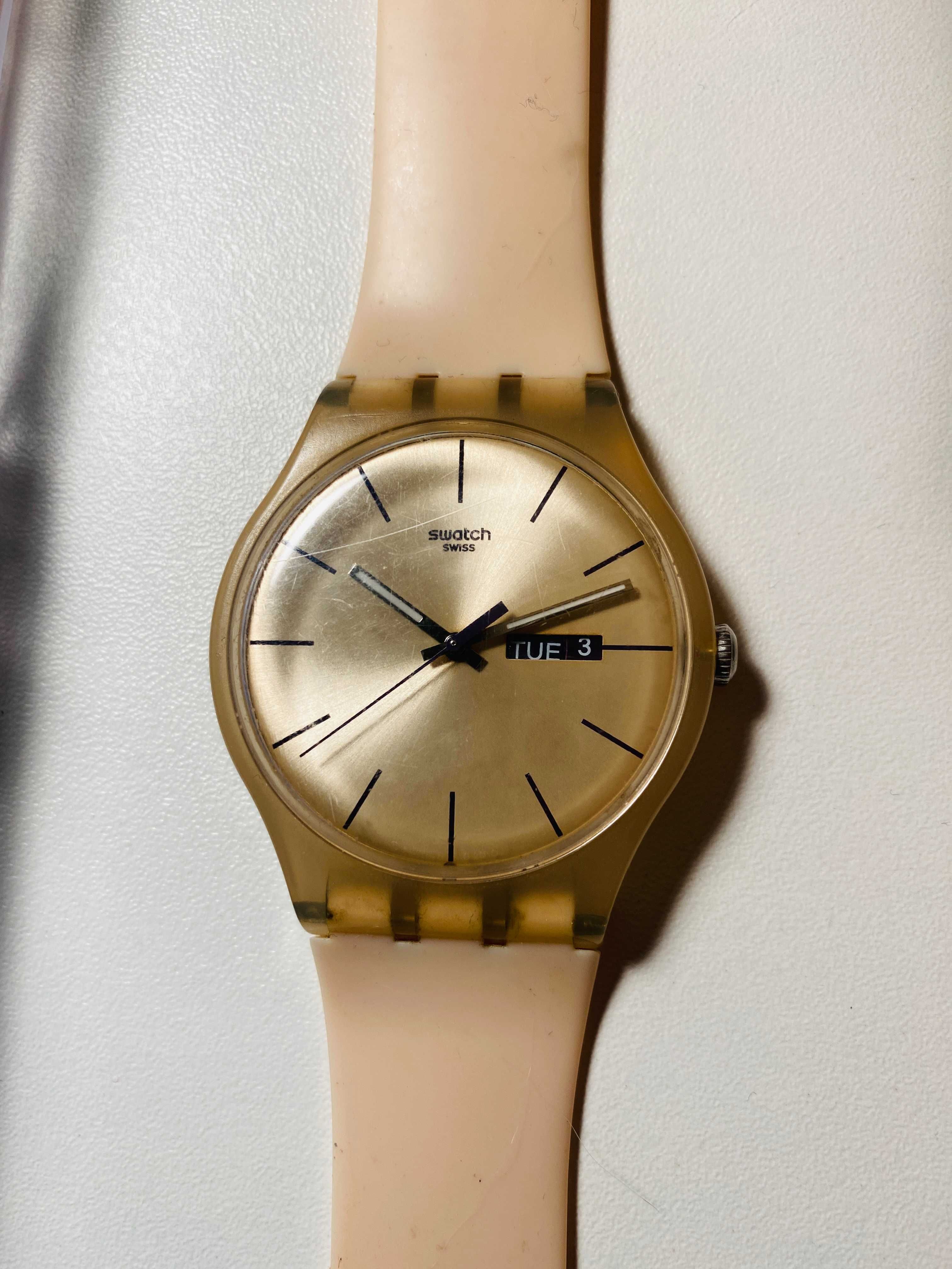 Zegarek damski Swatch ROSE REBEL pudrowy róż