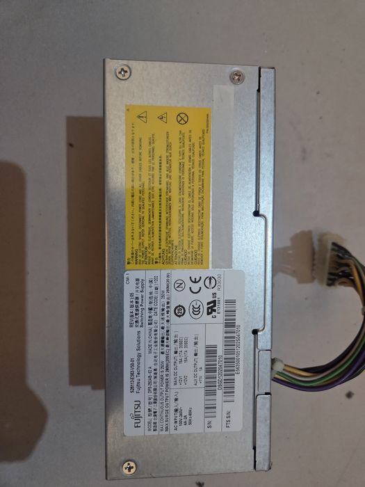 Oryg. zasilacz Fujitsu DPS-250AB-62 AA, 250W, Fujitsu E910 E710 E510