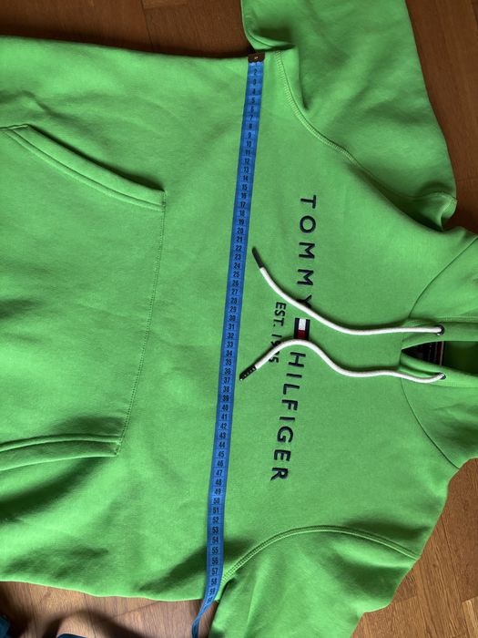 Чоловіче зелене худі TOMMY HILFIGER