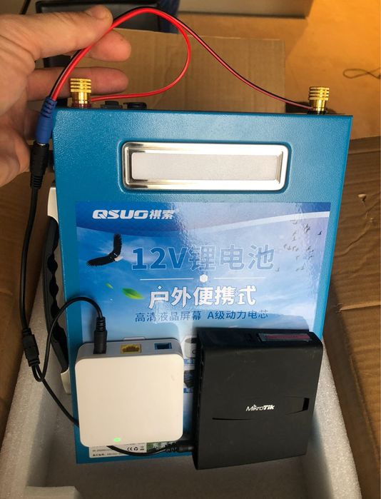 Акумулятор літієвий 12В, павербанк, UPS для роутера