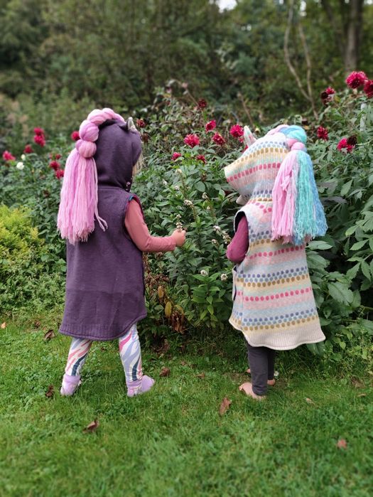 Bezrękawnik jednorożec, 100% wełna, merino,