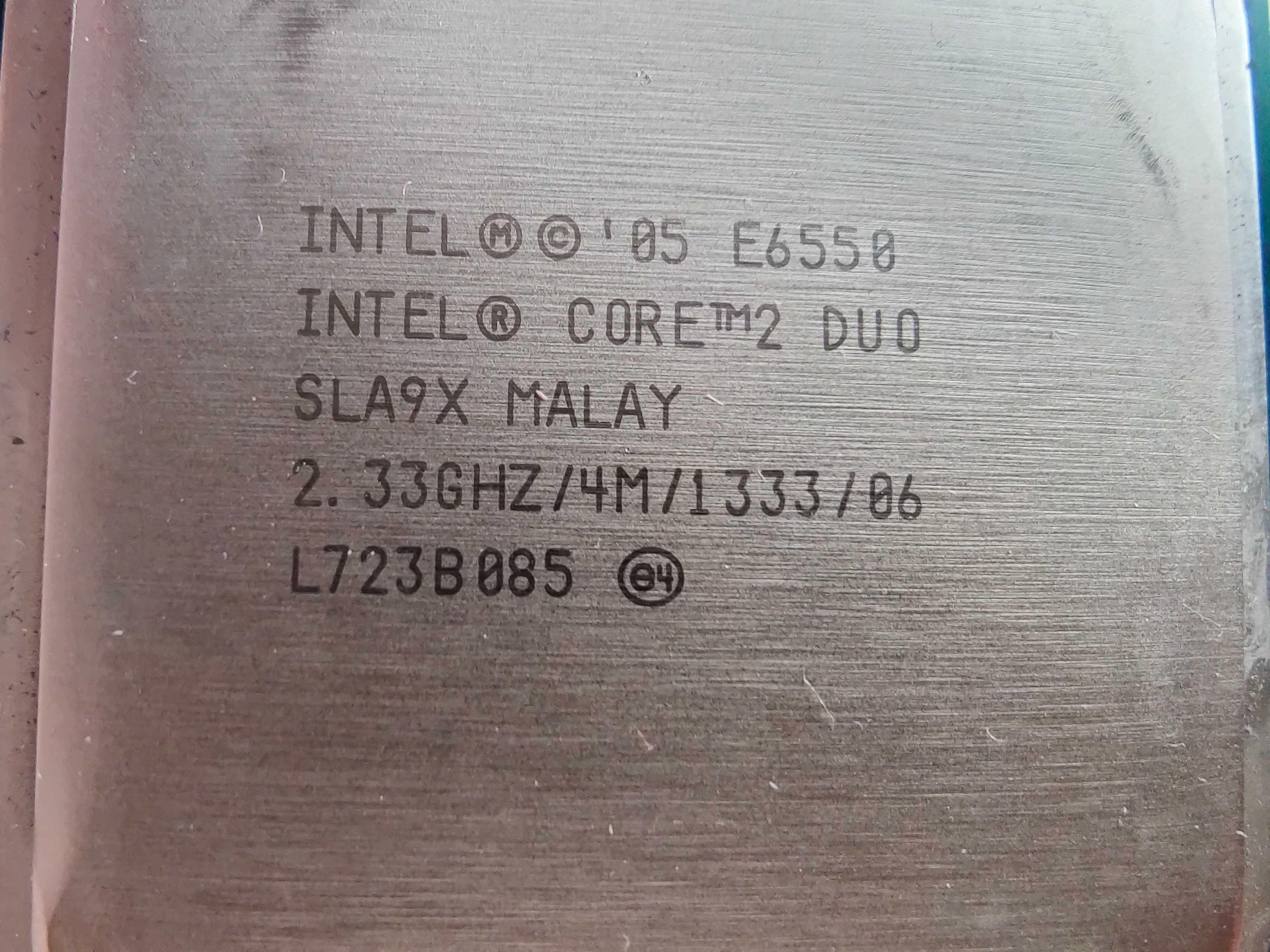 Продам процессор intel core 2 duo  e6550