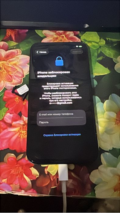 Керпичь Iphone 12 заблокирован