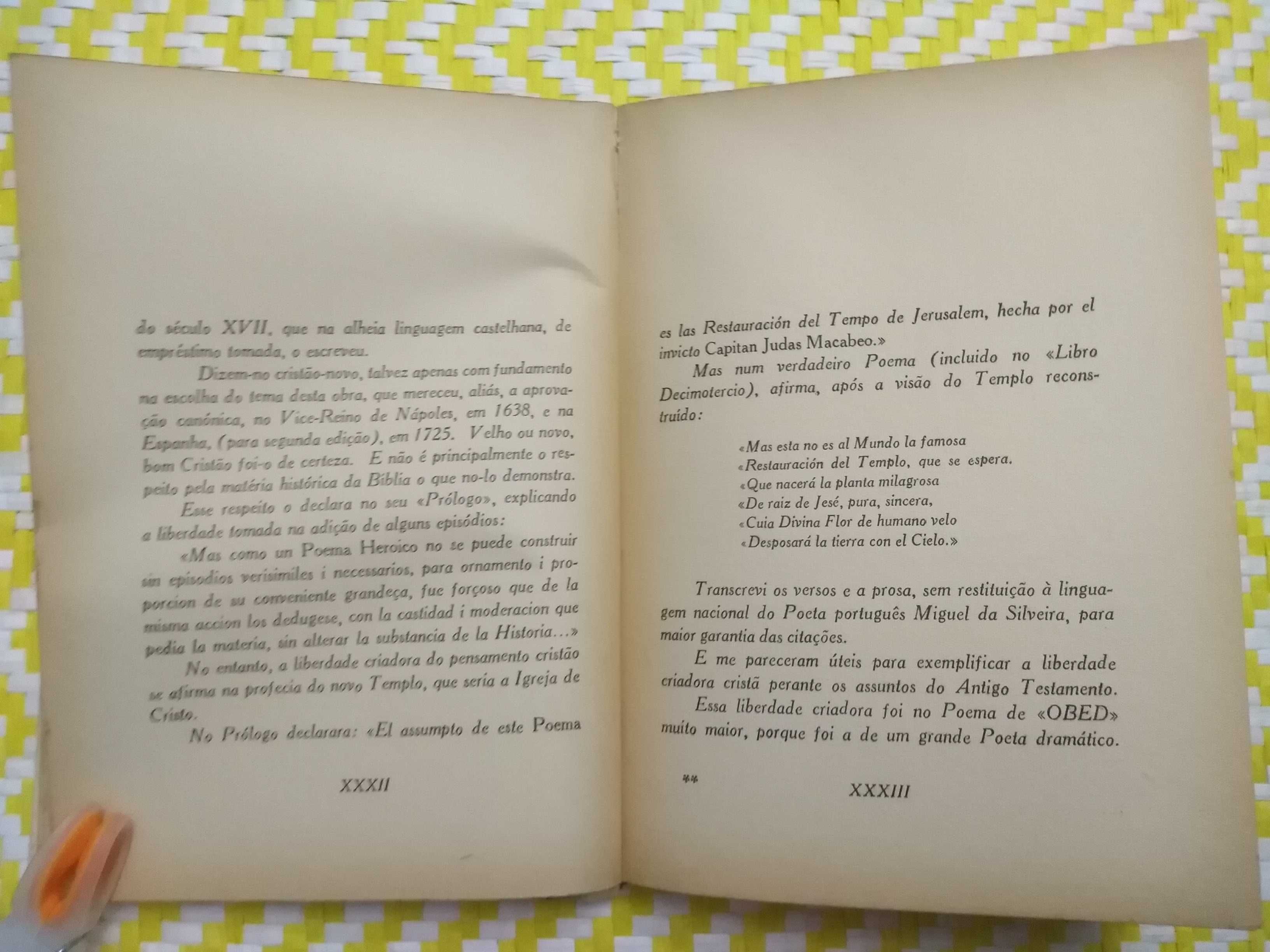 OBED
Poema lírico dramático 
Campos de Figueiredo