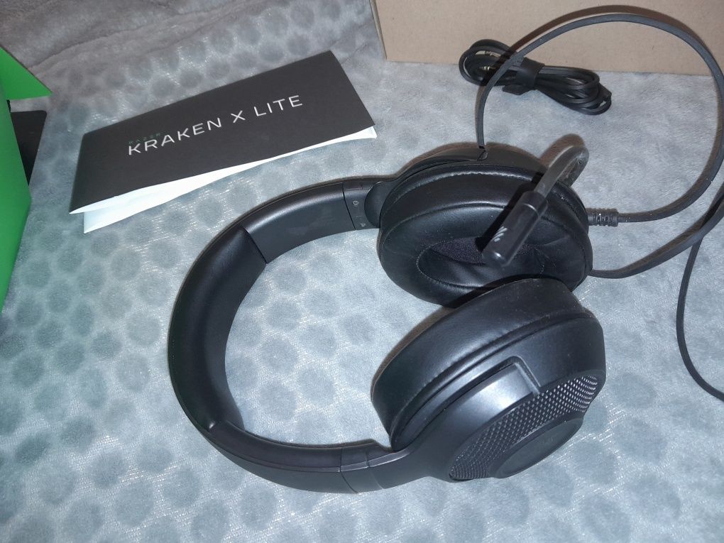 Słuchawki przewodowe RAZER Kraken X Lite Stan bardzo dobry