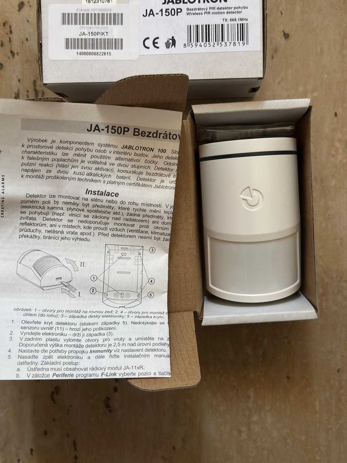 Detetor JABLOTRON JA-150P novo