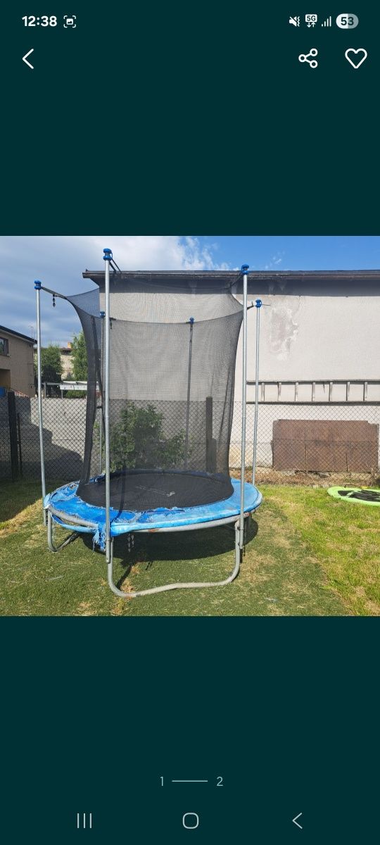 Trampolina ogrodowa