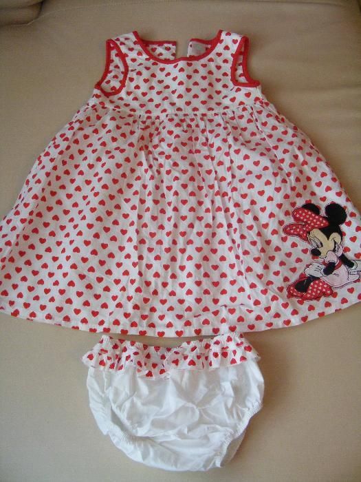 Mothercare Disney шикарное платье для маленькой модницы 86-92 см 12-18