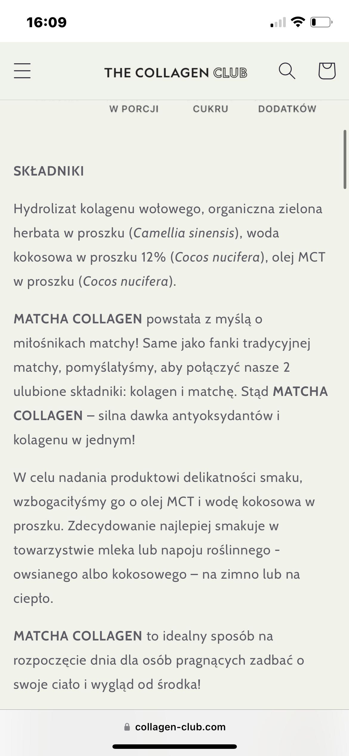 The Collagen Club -Matcha Collagen