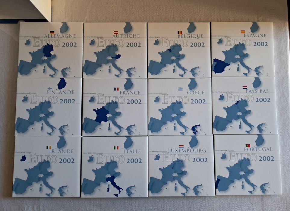Set's Moedas dos 12  Primeiros Países a Aderir a Moeda €

Todas as moe