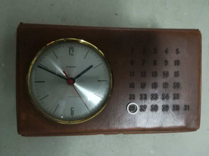 Relógio/calendário/porta objetos de escrivaninha