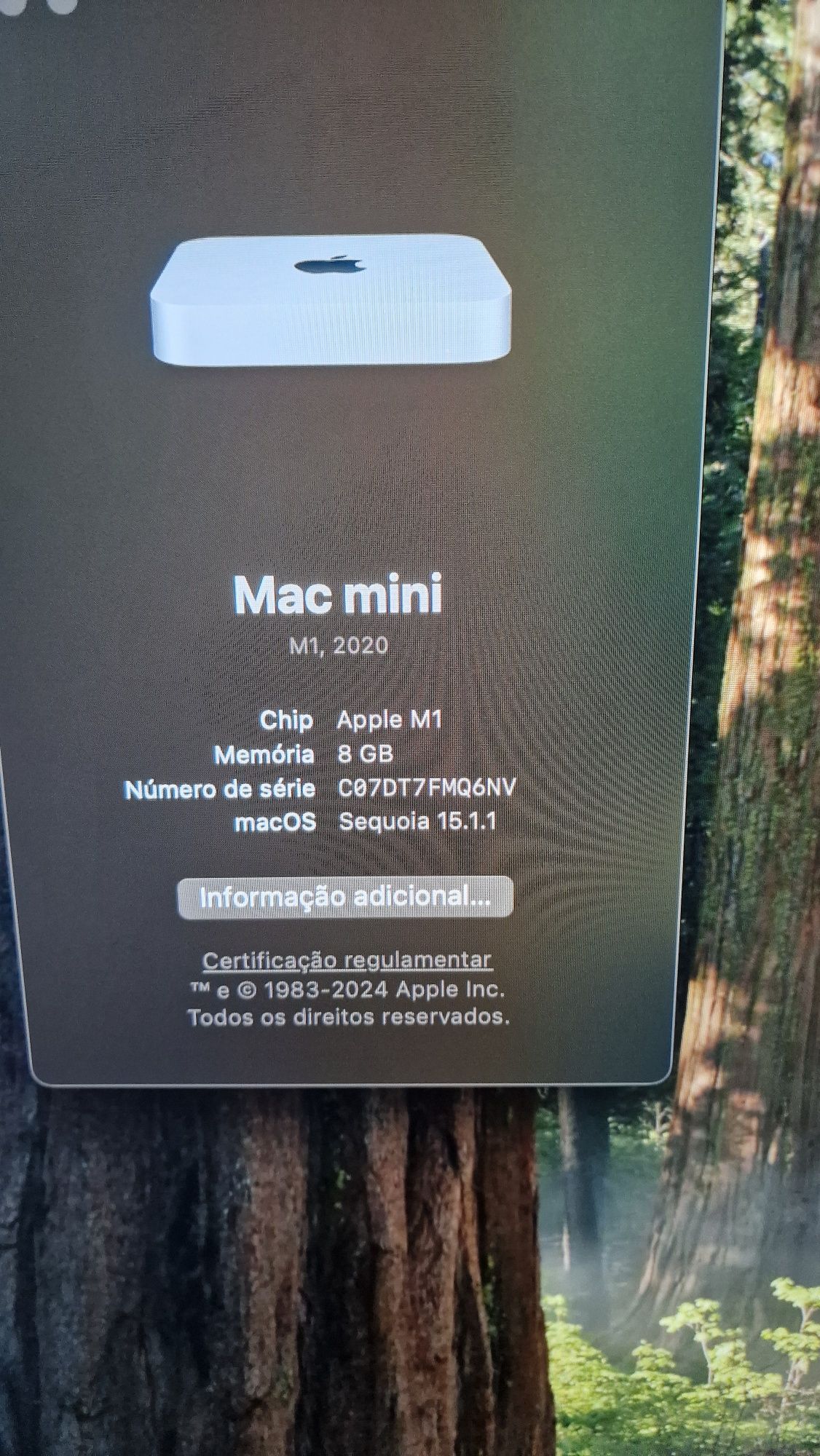 Mac mini M1 256 gb 8gb