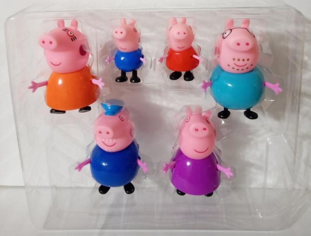 Набор героев Свинка Пеппа и Семья, 6 - персонажей.