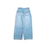 Clinic model 19 spodnie baggy jeansowe z lampasem S/30us