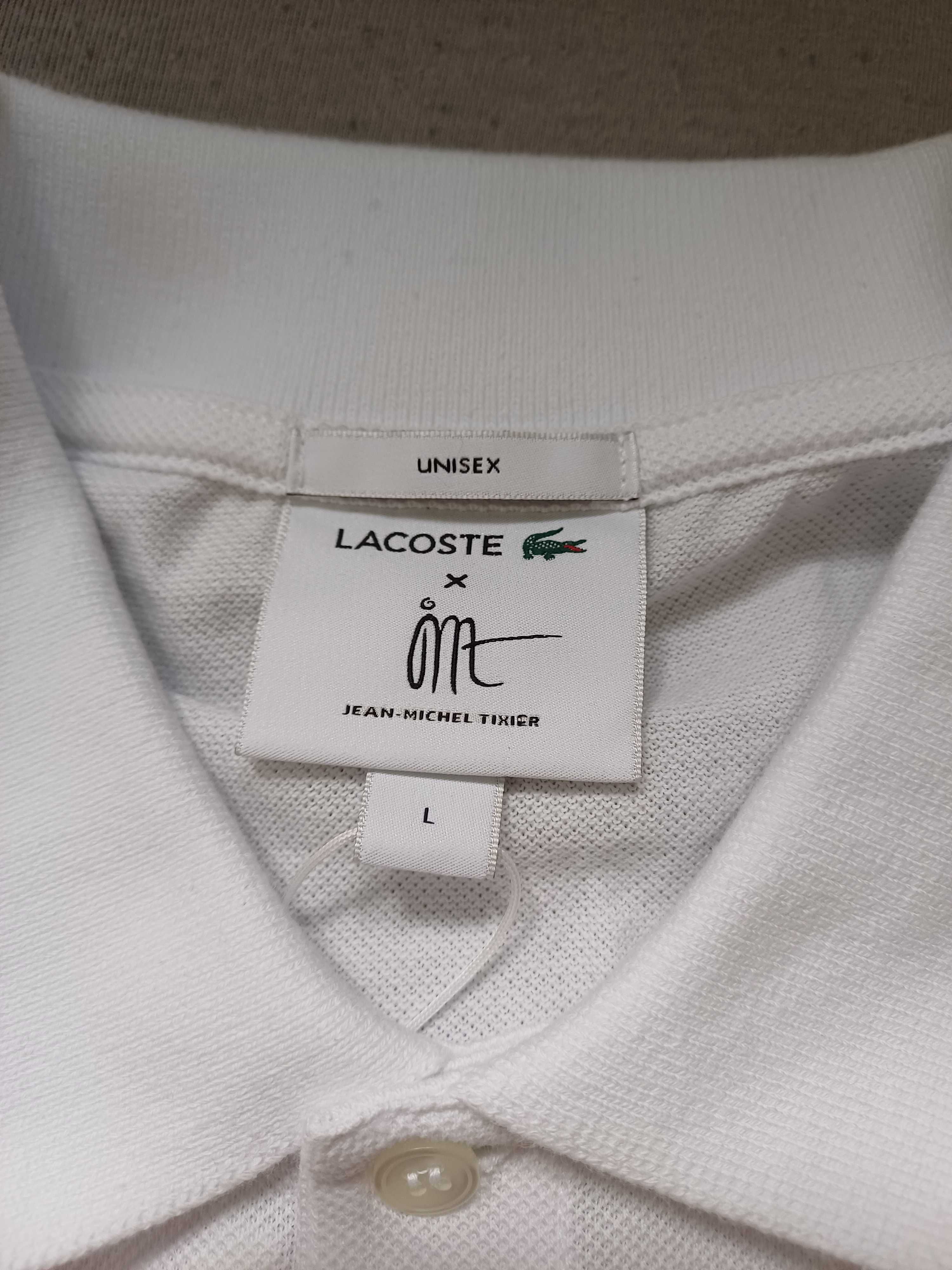 Lacoste x Jean Michel Tixier koszulka polo unisex rozmiar L