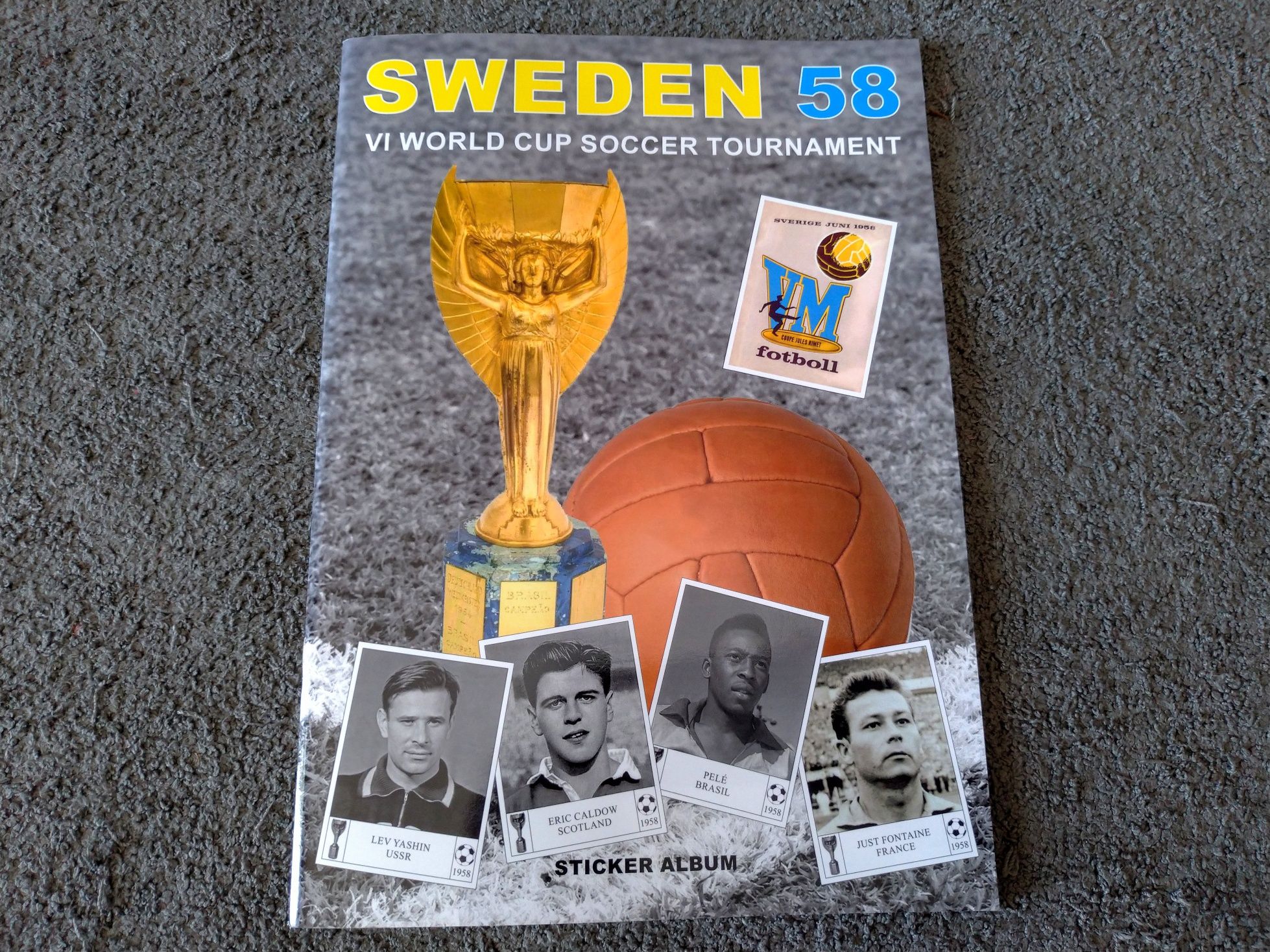 Album cromos Mundial 1958 World Cup SWEDEN 58