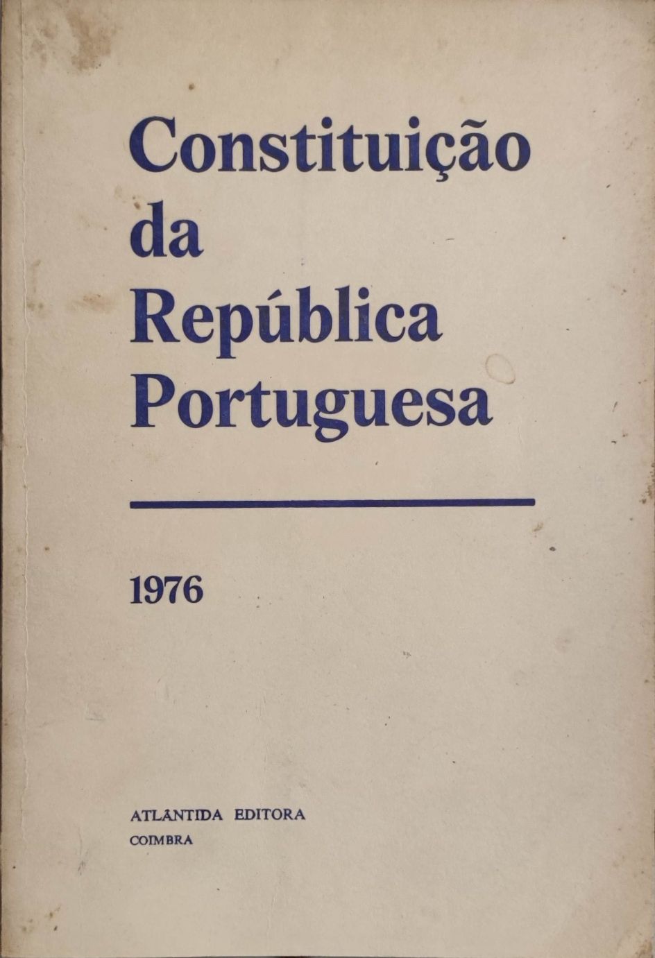 LIVRO PAR1 - Constituição da República Portuguesa