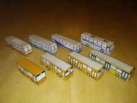 Modele kartonowe autobus 1:100 Autosan