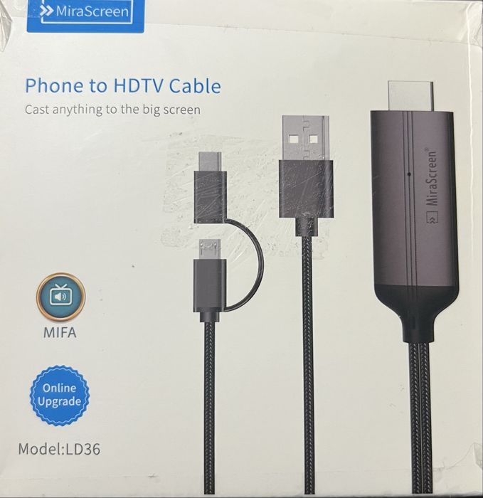 MiraScreen Ld36 Phone to HDTV Cable