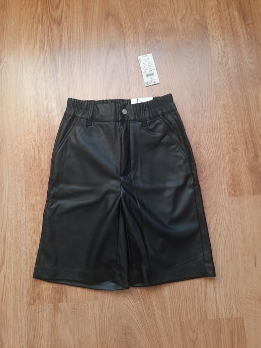 Bermudy z imitacji skóry nowe