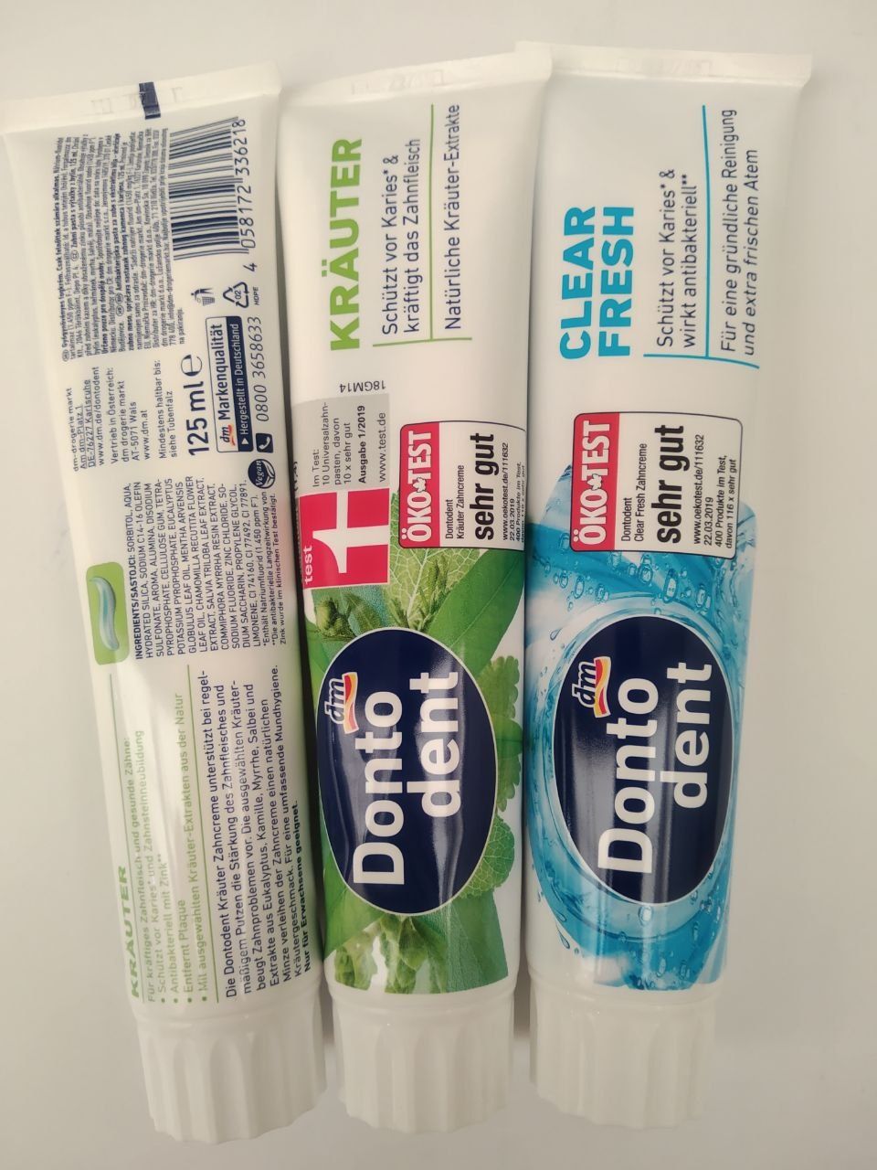 Dontodent Fresh зубная паста 125 мл ( цена от 3-х)