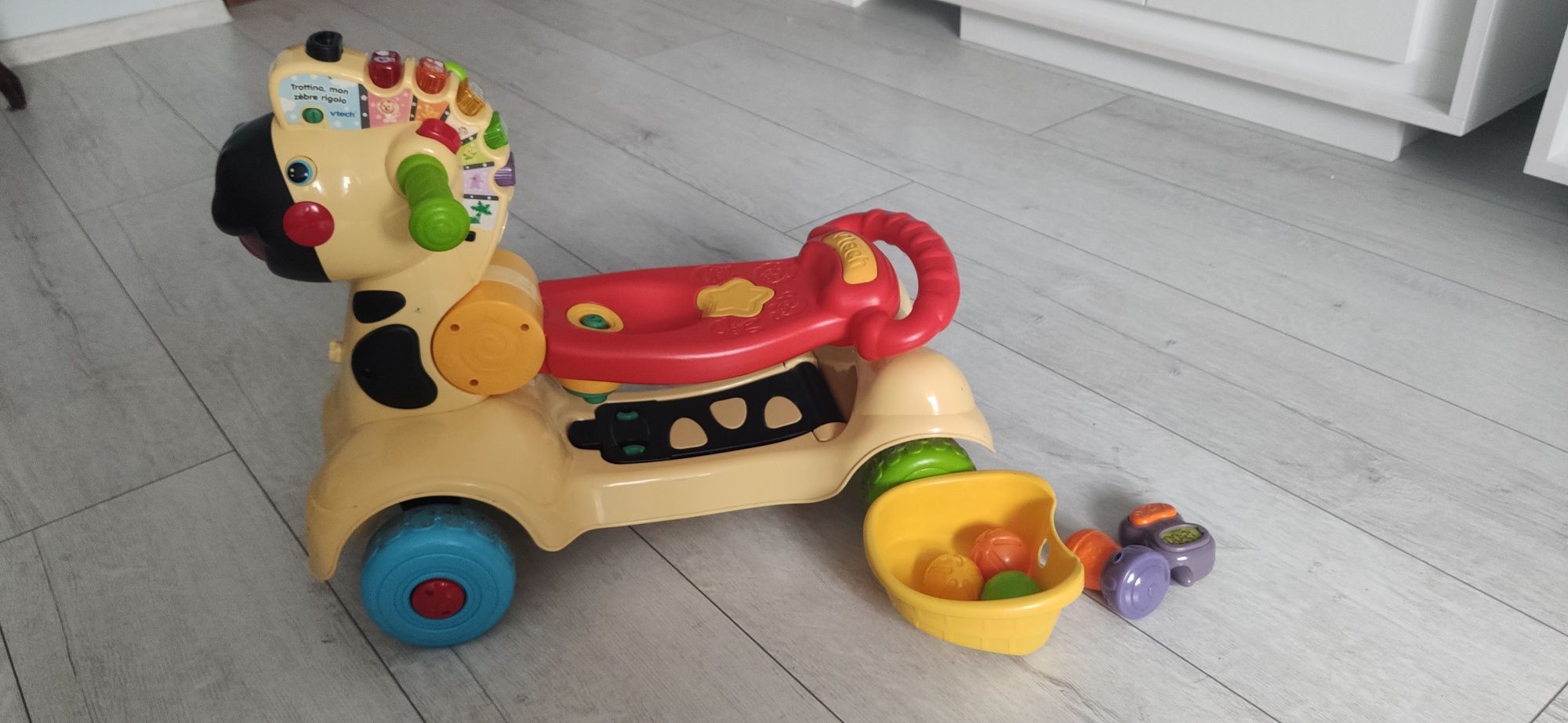 Vtech zebra 3w1 jeździk hulajnoga skuter