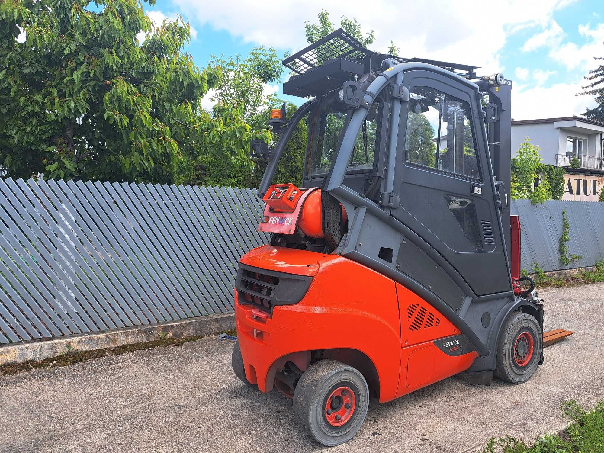 Linde H35T Klima 4 sekcje wózek widłowy 2018r.