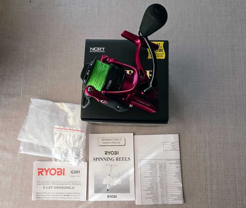 Kołowrotek Ryobi Zauber + Plecionka Hype Tackle 0,17