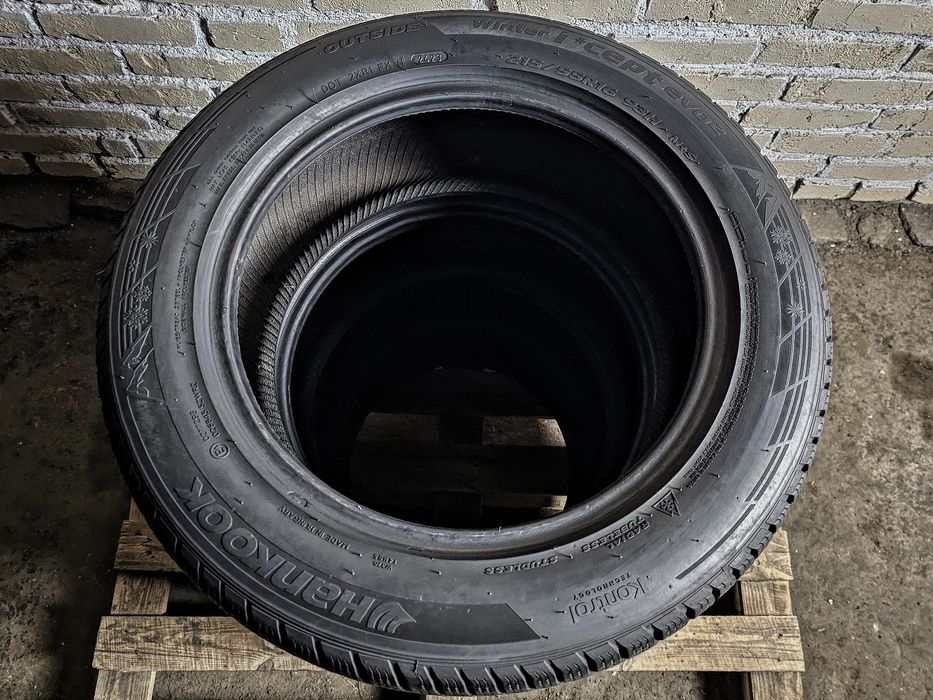 Зимові 215/55r16 Hankook | 2023 | 7mm | Hungary | Преміум шини | 4шт