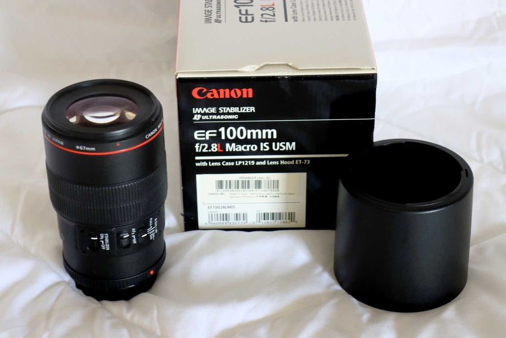 Objectiva Canon 100mm f2,8L Macro