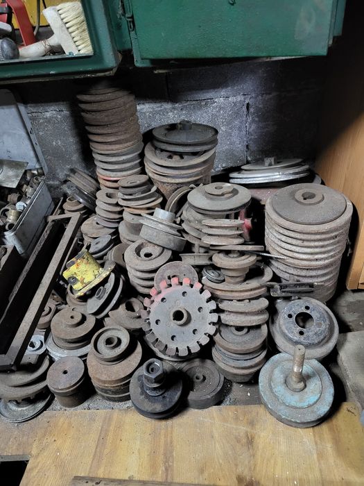 szajby, koła pasowe