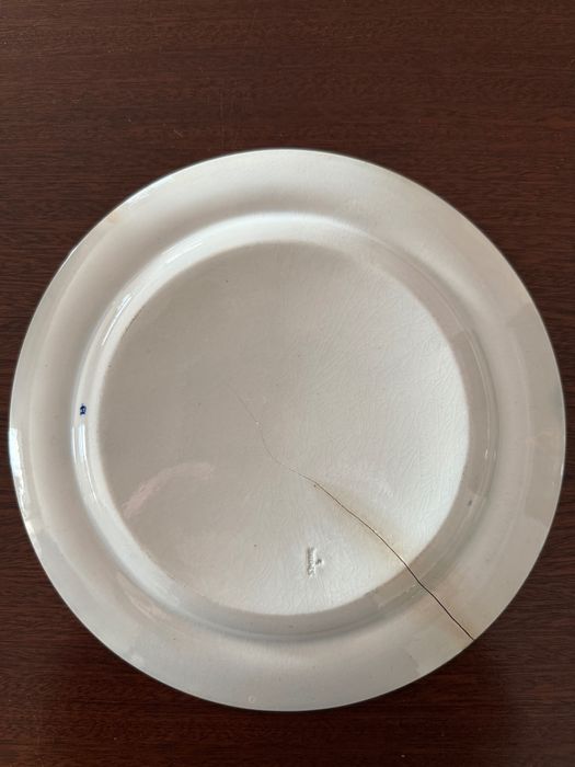 Prato de cerâmica inglesa SPODE raro de 1815 carimbo 5, PREÇO UNITÁRIO