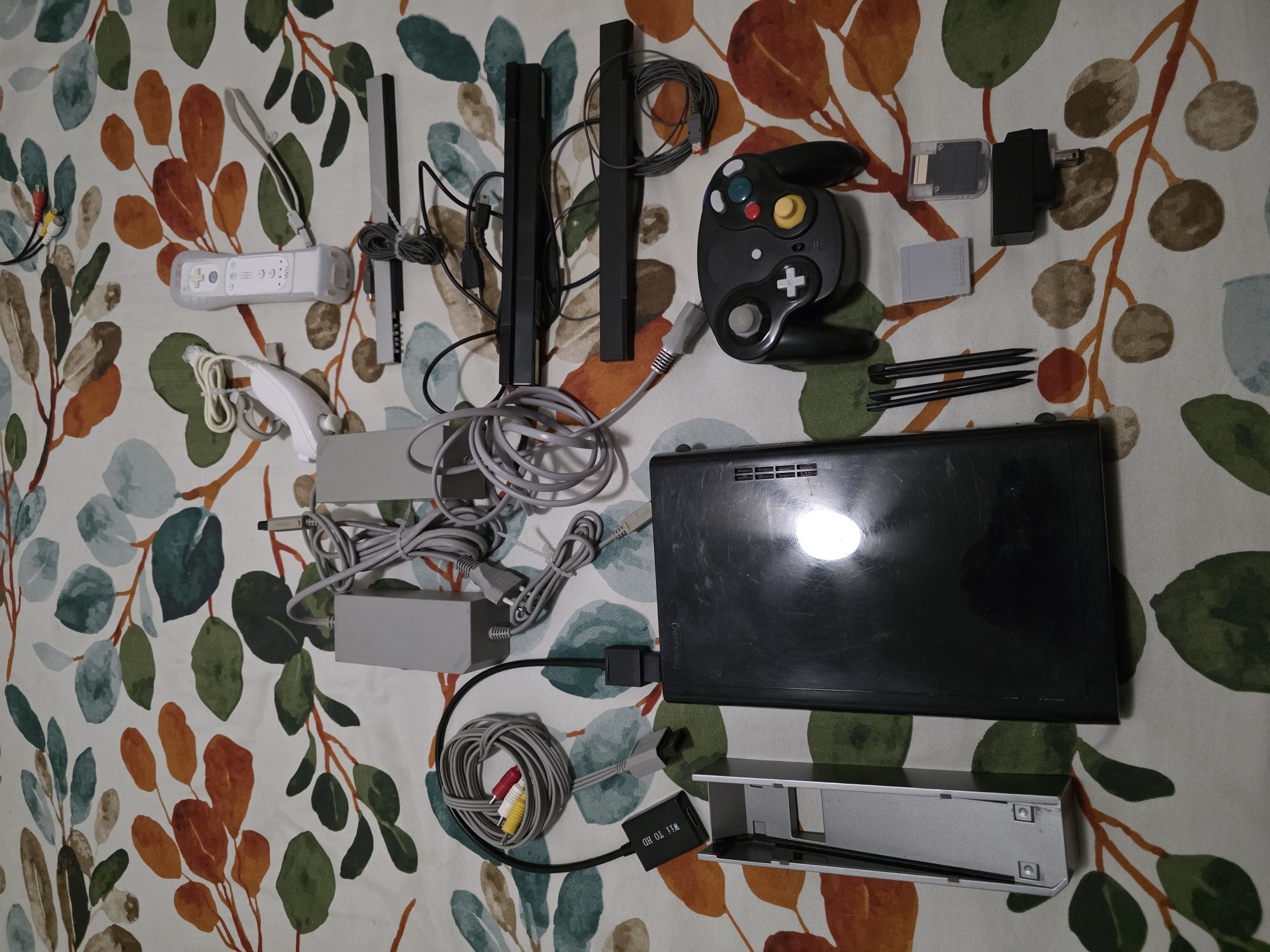 Lote de consola Nintendo e jogos.