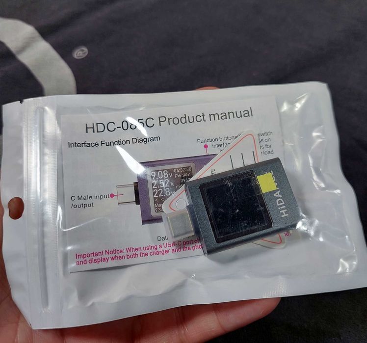 Оригинальный HIDANCE 13в1 USB ЮСБ Тестер анализатор зарядных 600 Ват