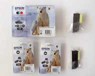 Vários tinteiros EPSON 26. Novos e embalados.