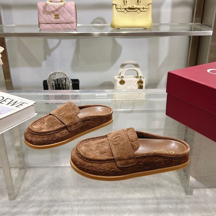 Klapki Mule! Gucci zamszowe/welurowe premium jakiść!36-42