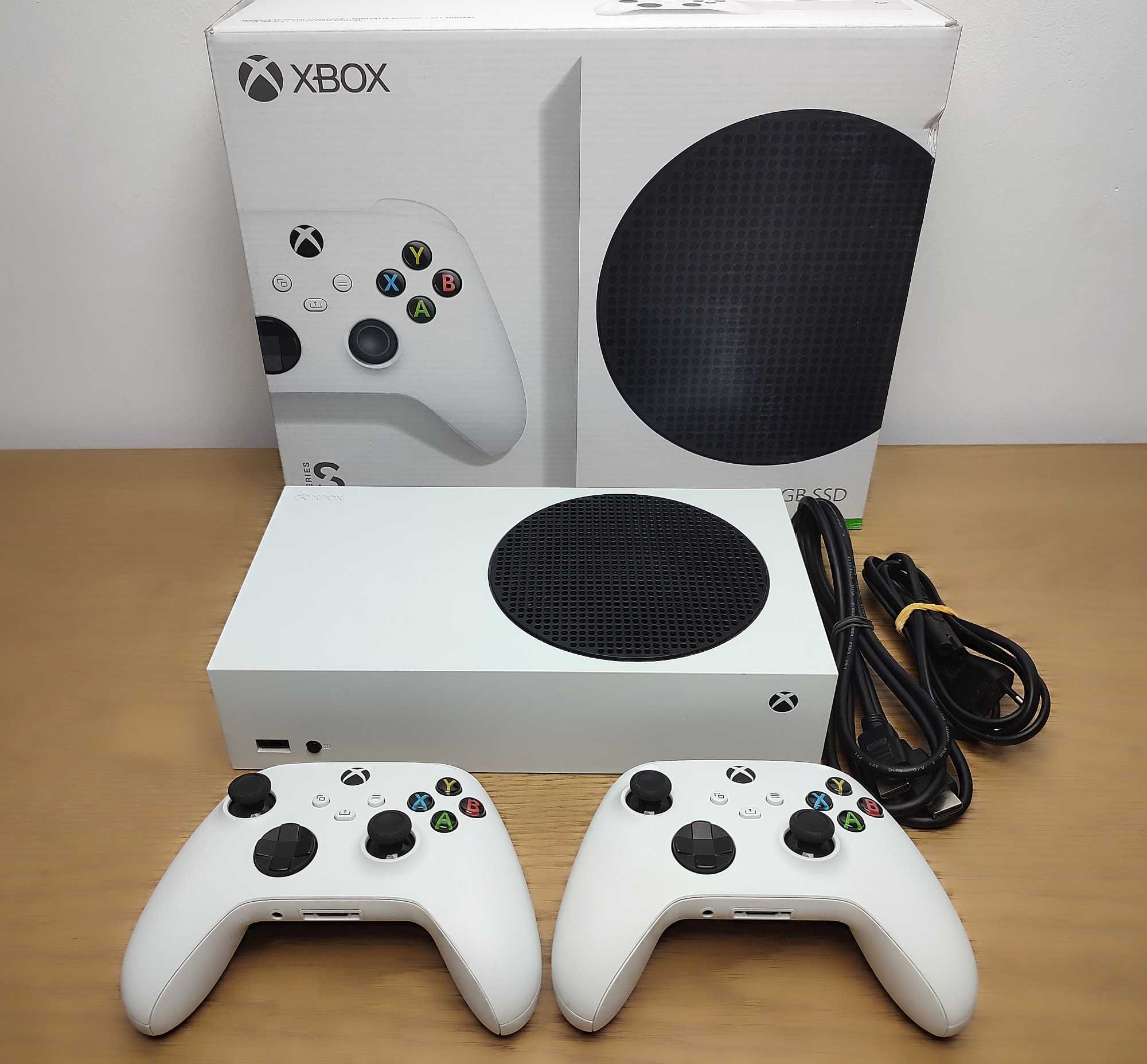 Konsola Xbox Series S - 2 x Pad - Okablowanie - Gwarancja