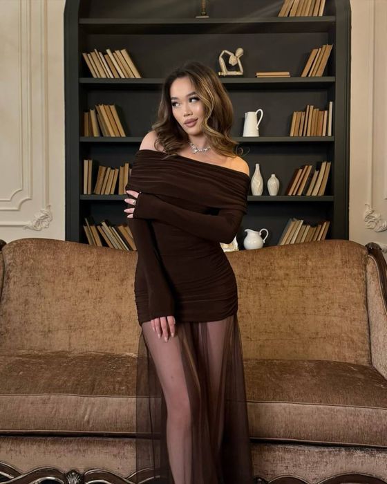 жіноча новорічна сукня, святкова елегантна сукня, довга сукня